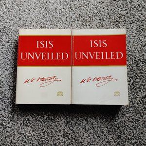 ISIS UNVEILED Two Volume Book by Madam Blavatsky